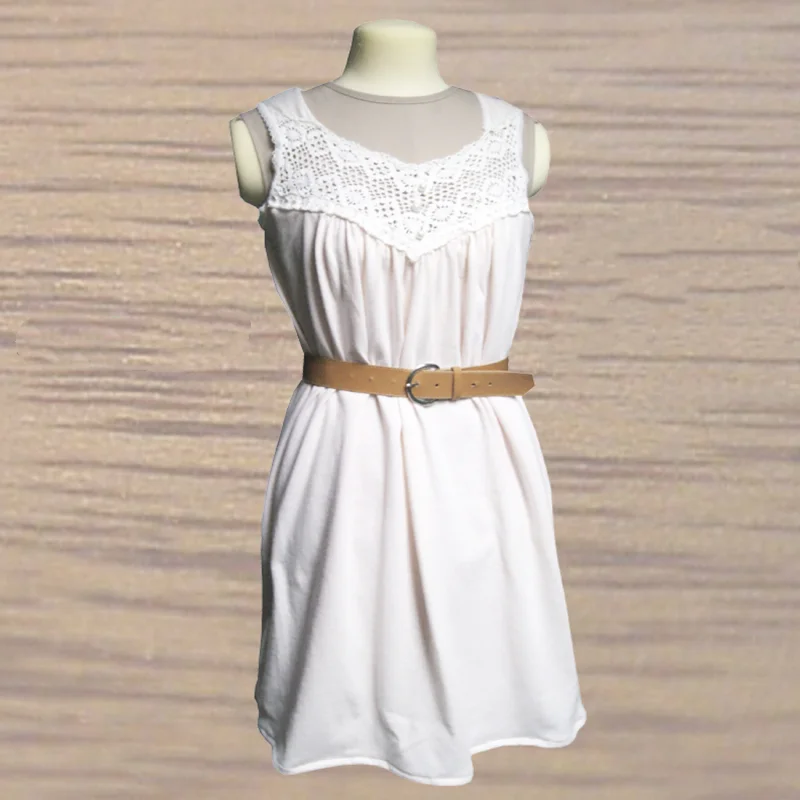 how to turn a nightgown into a dress
