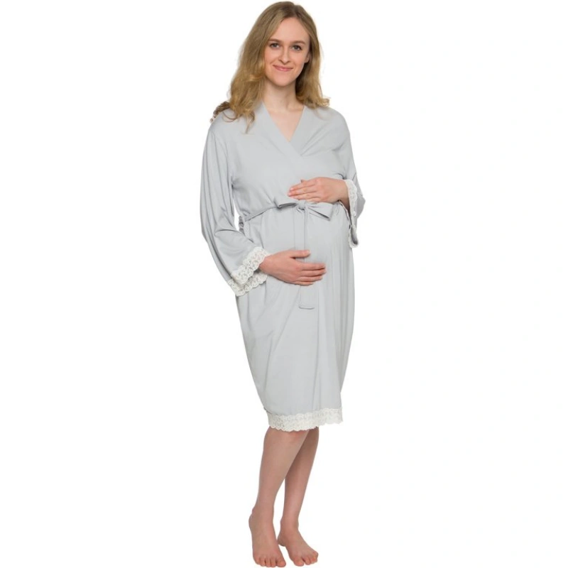 kimono maternity robe