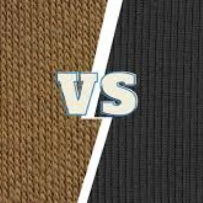 knit vs woven fabric​