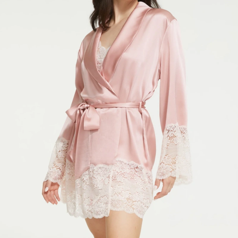 lace bridal robe