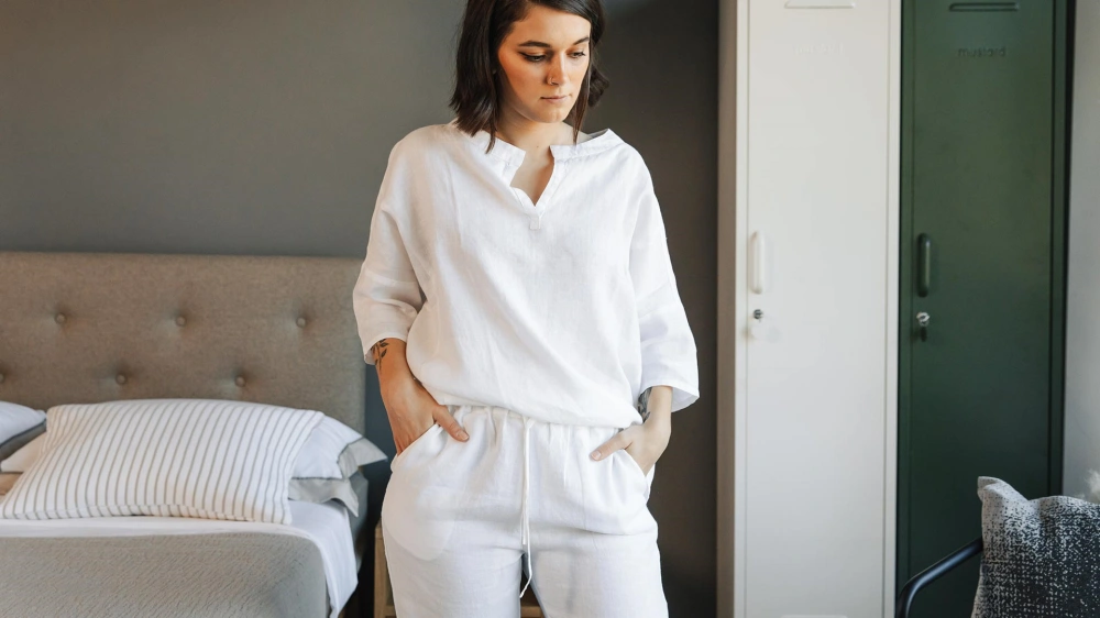 linen pajamas custom