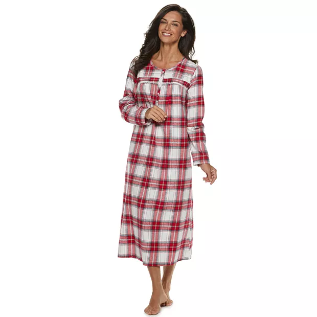 long flannel nightgowns