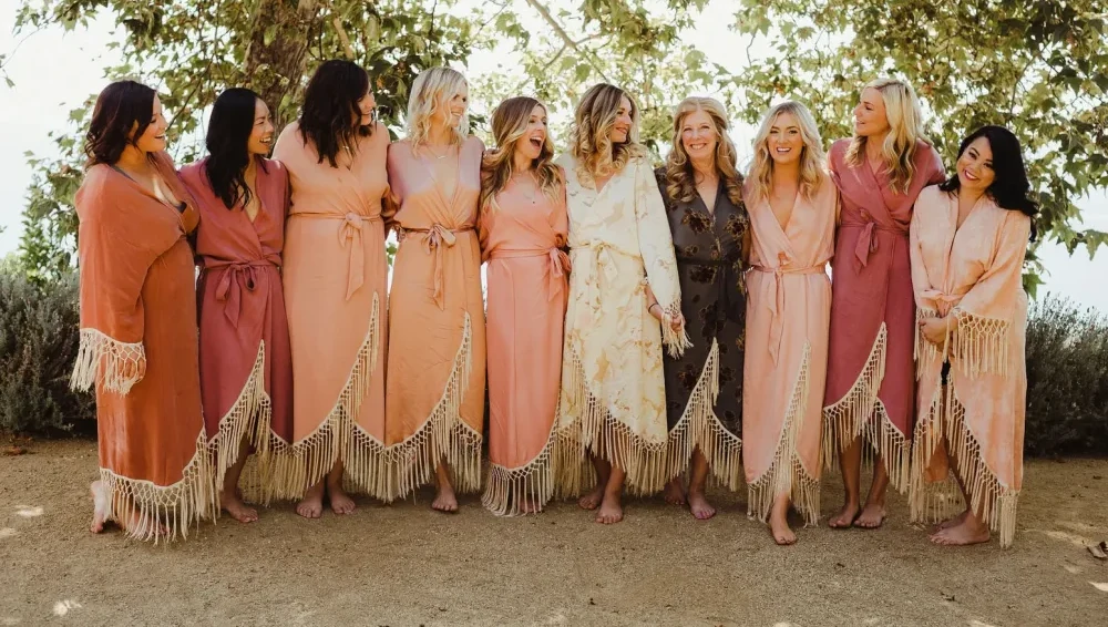 luxury bridesmaid robes