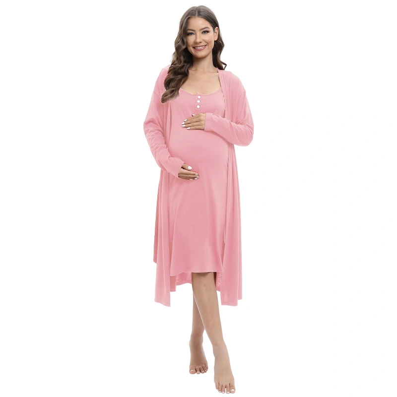 maternity robe and gown