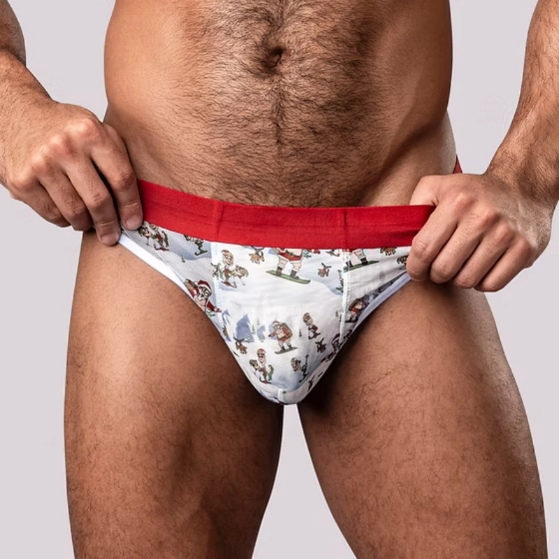 mens christmas thong underwear
