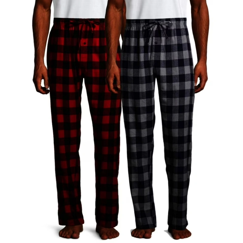mens cotton flannel pajama pants