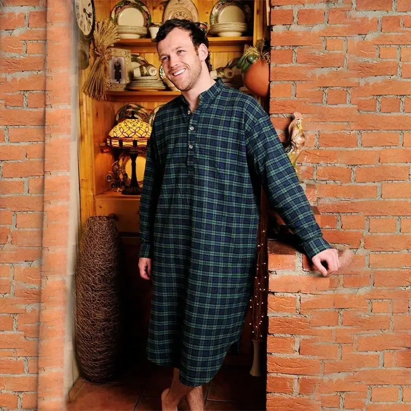 mens flannel nightgowns