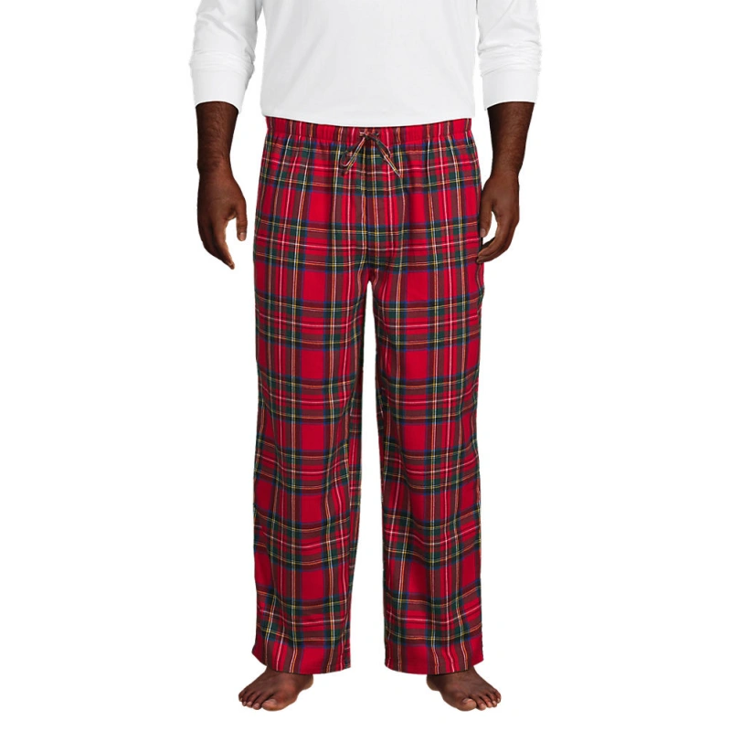 mens flannel pajama pants with fly front