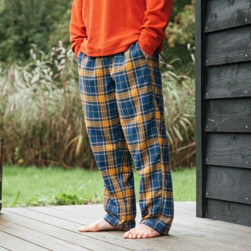 mens flannel pajama pants with pockets