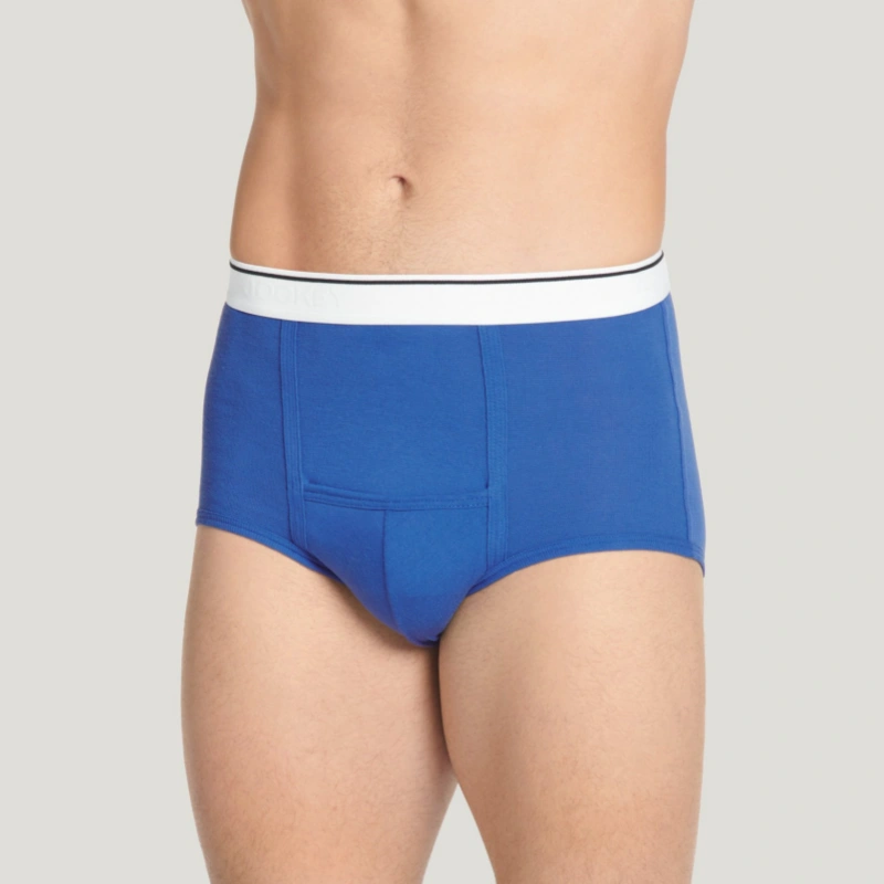 men's low rise briefs with pouch