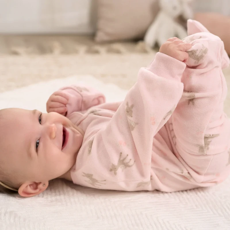 newborn fleece pajamas