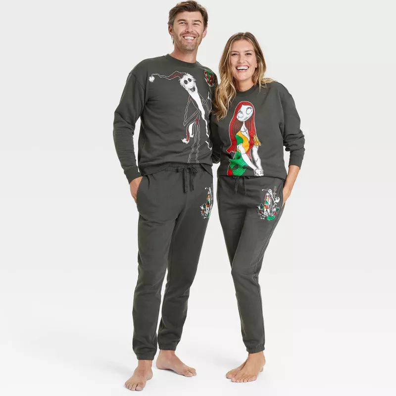 nightmare before christmas couples pajamas