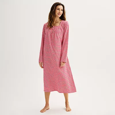 petite flannel nightgowns