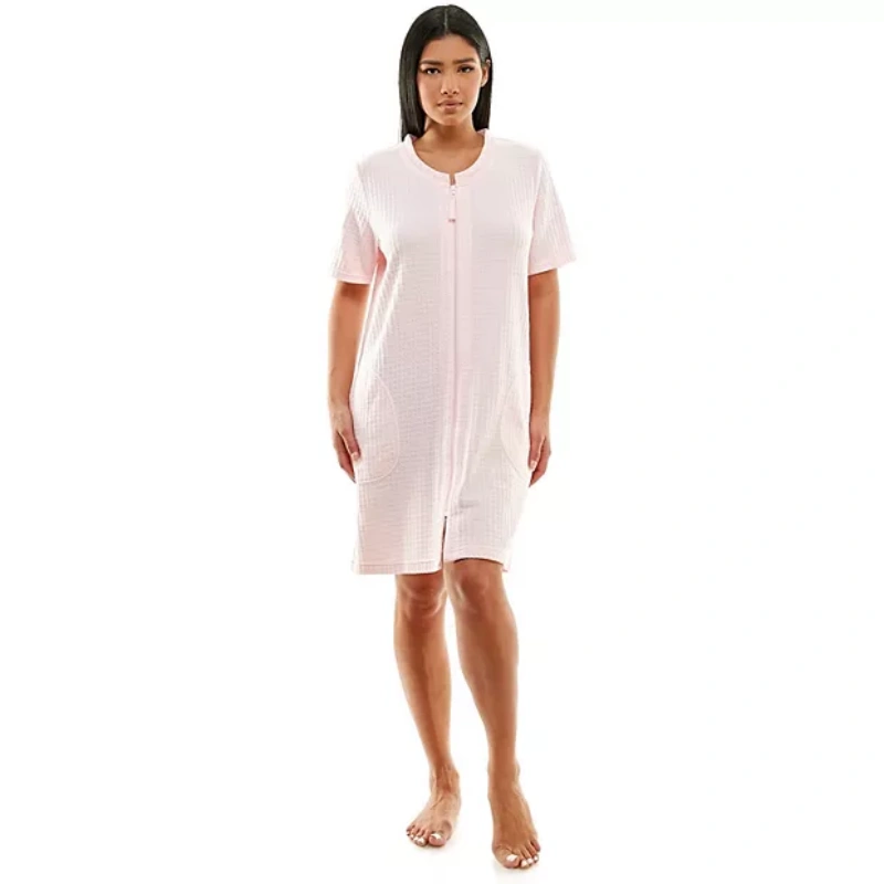 petite robes zip front