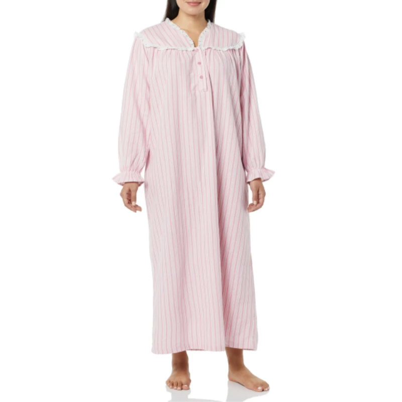 pink flannel nightgown