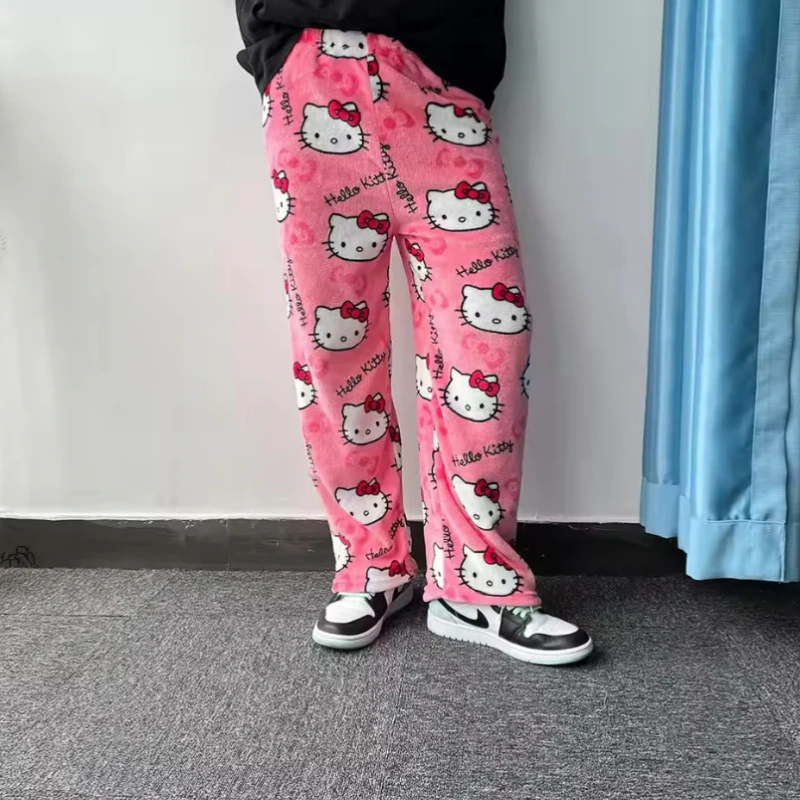 pink hello kitty pajama pants