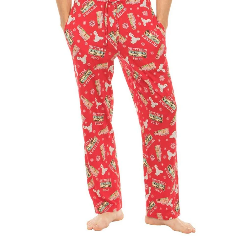 red christmas pajama pants