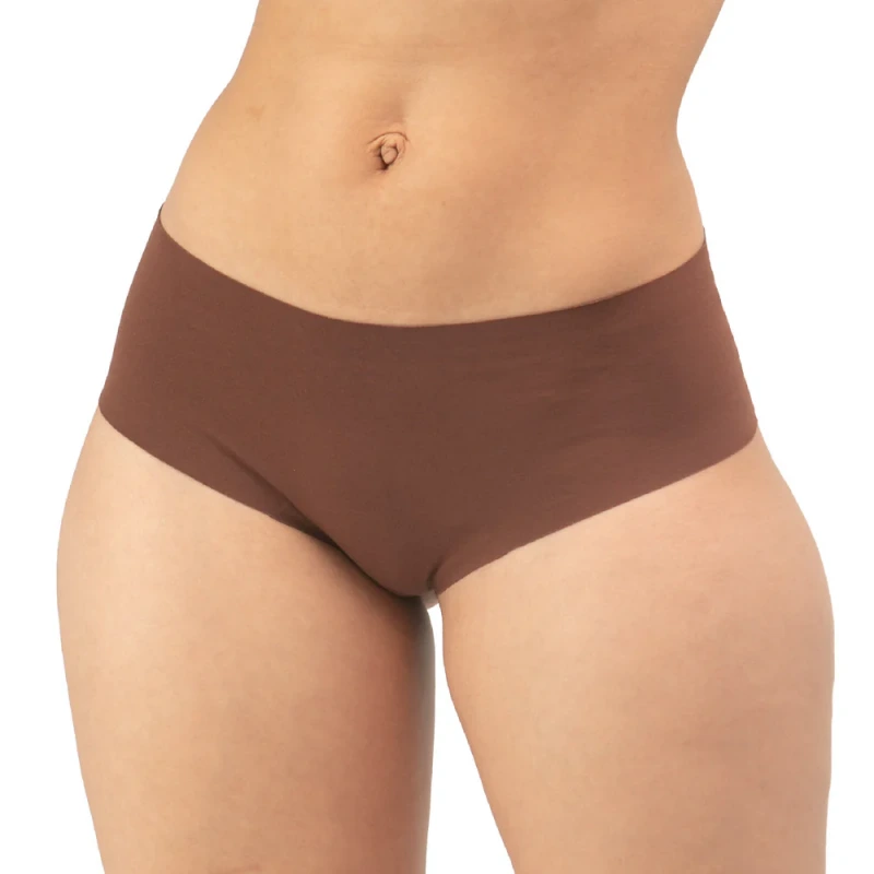 seamless no show cotton underwear