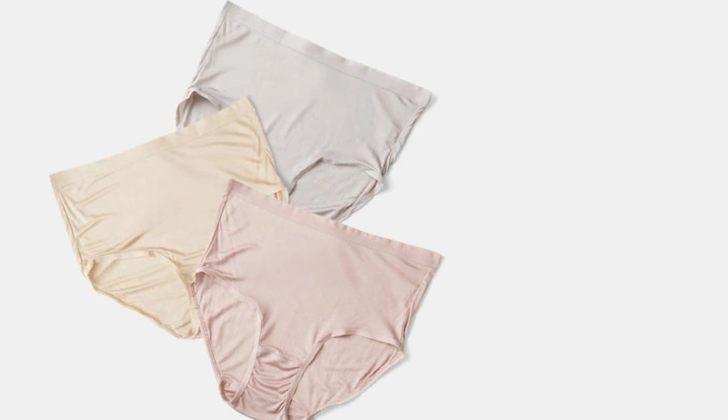 silk and microfiber underwear