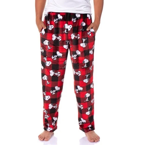 snoopy christmas pajama pants