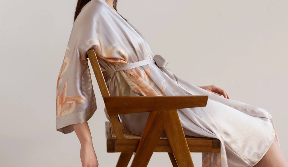 washable silk robes