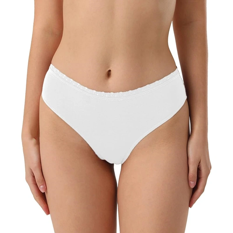 white cotton seamless underwear