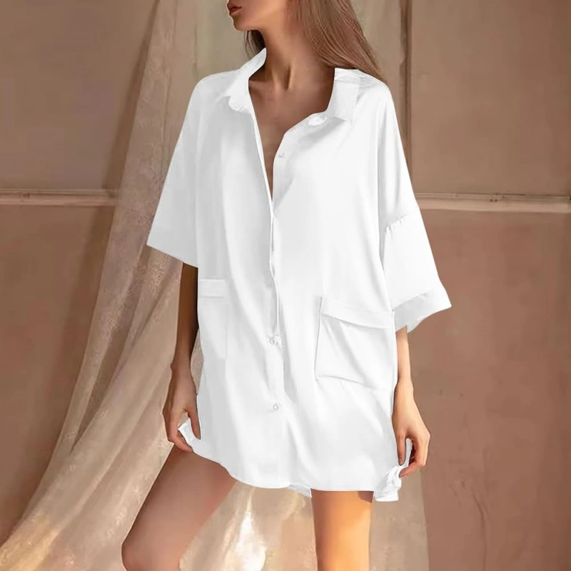 boyfriend button down sleep shirt