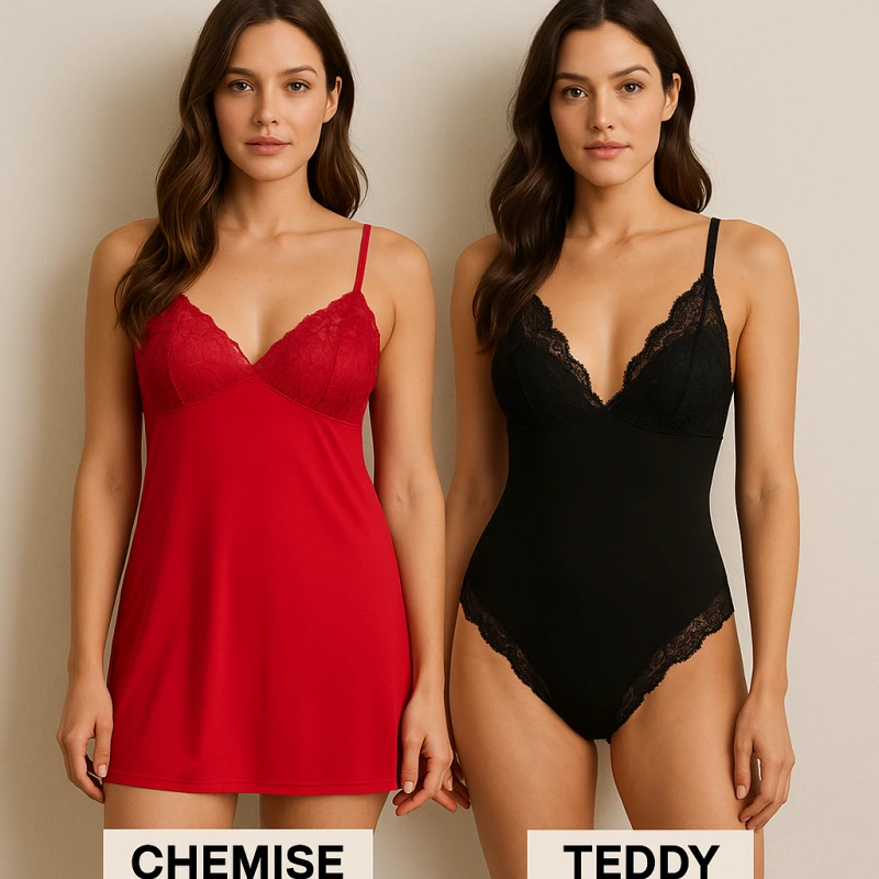 chemise vs teddy