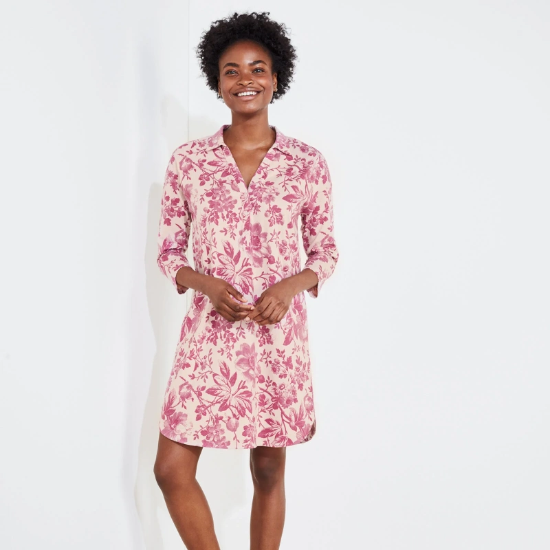 cotton jersey sleep shirt