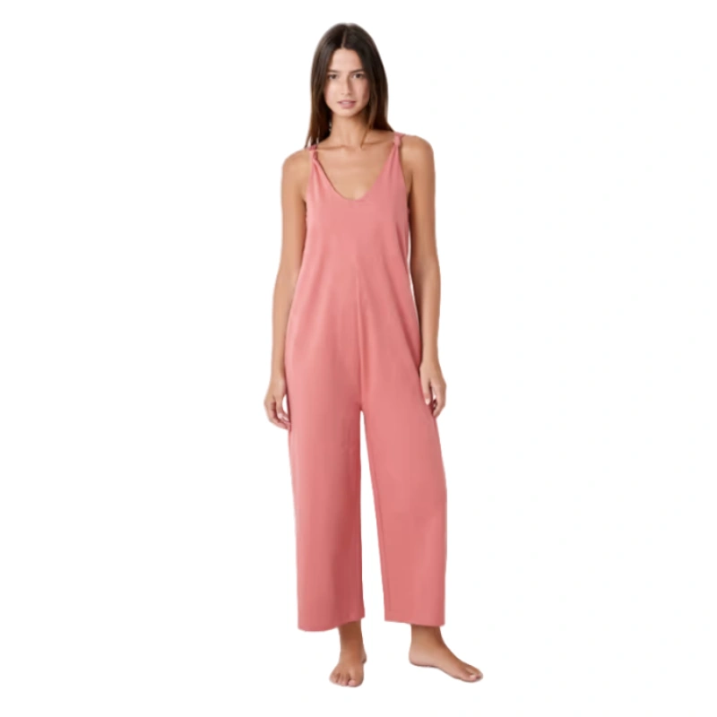 cotton jumpsuit pajamas