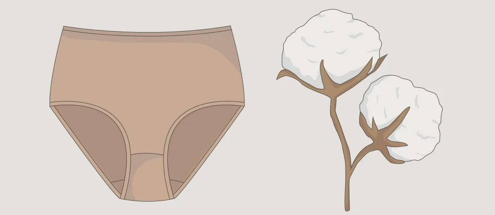 cotton underwear material for women