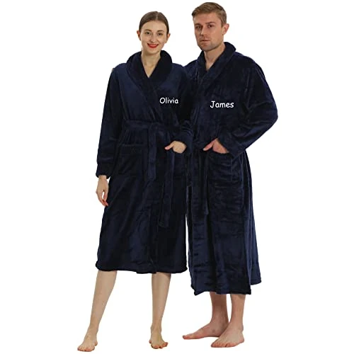 couples plush robes