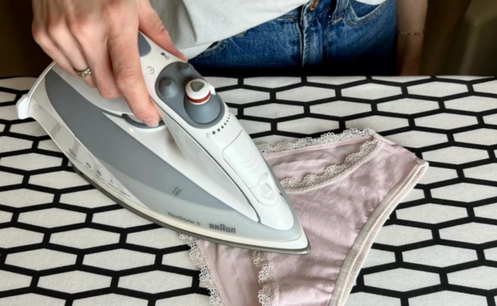 dry underwear iron