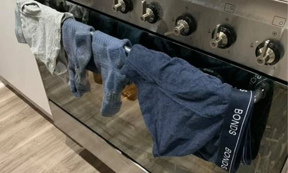 dry underwear oven