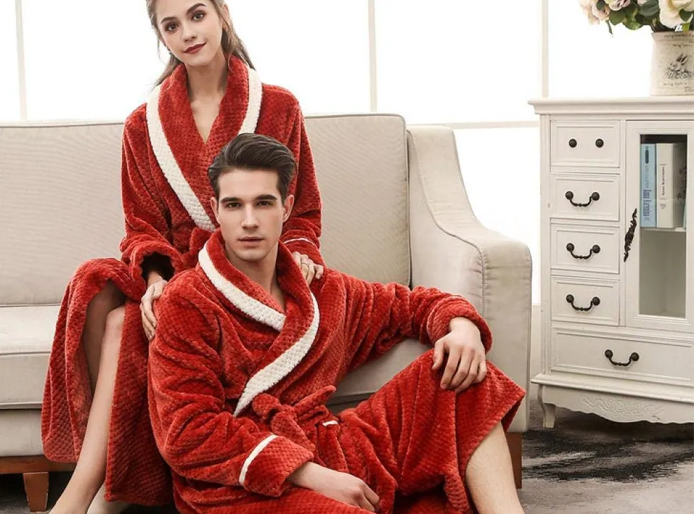 flannel robe pairs