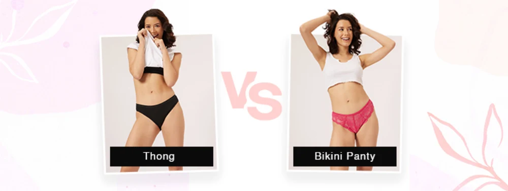 how is a bikini panty different from a thong