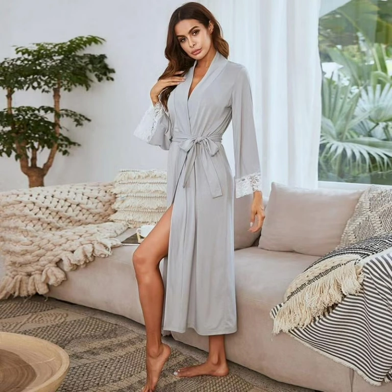 knit bath robe