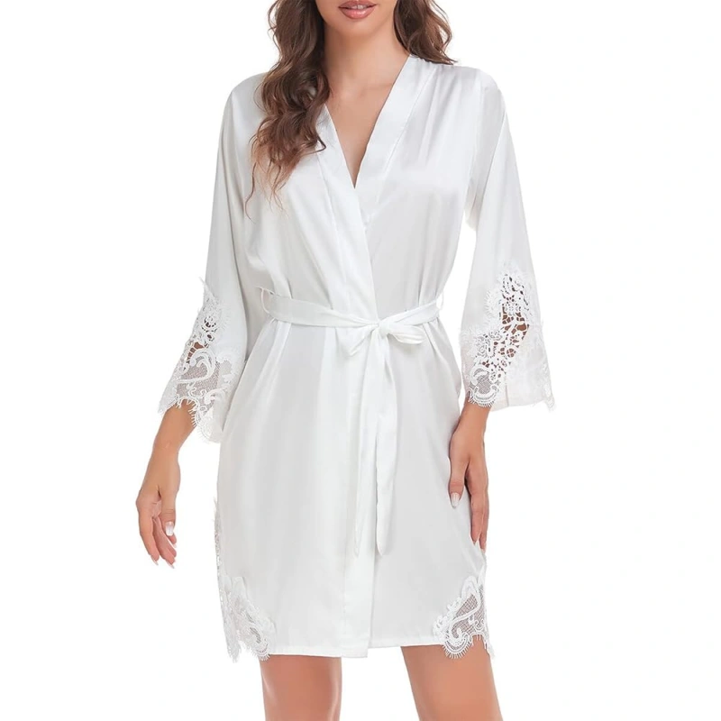 lace wrap robe