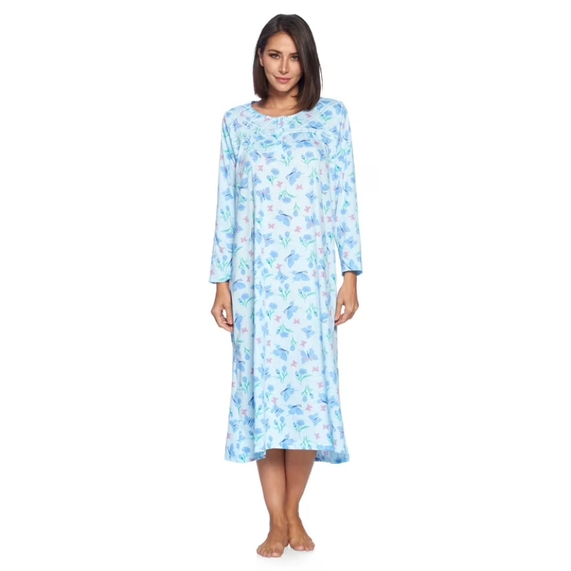 long sleeve petite nightgown