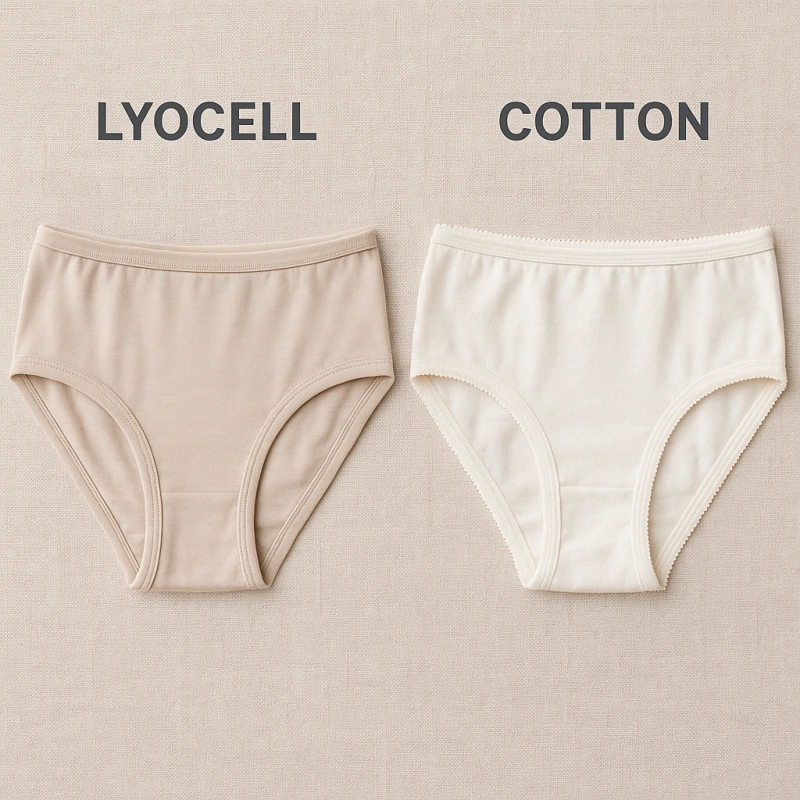 ropa interior de lyocell vs. ropa interior de algodón