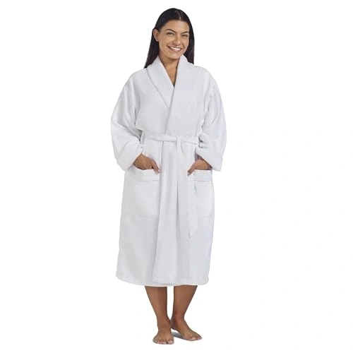 microfiber and terry robe