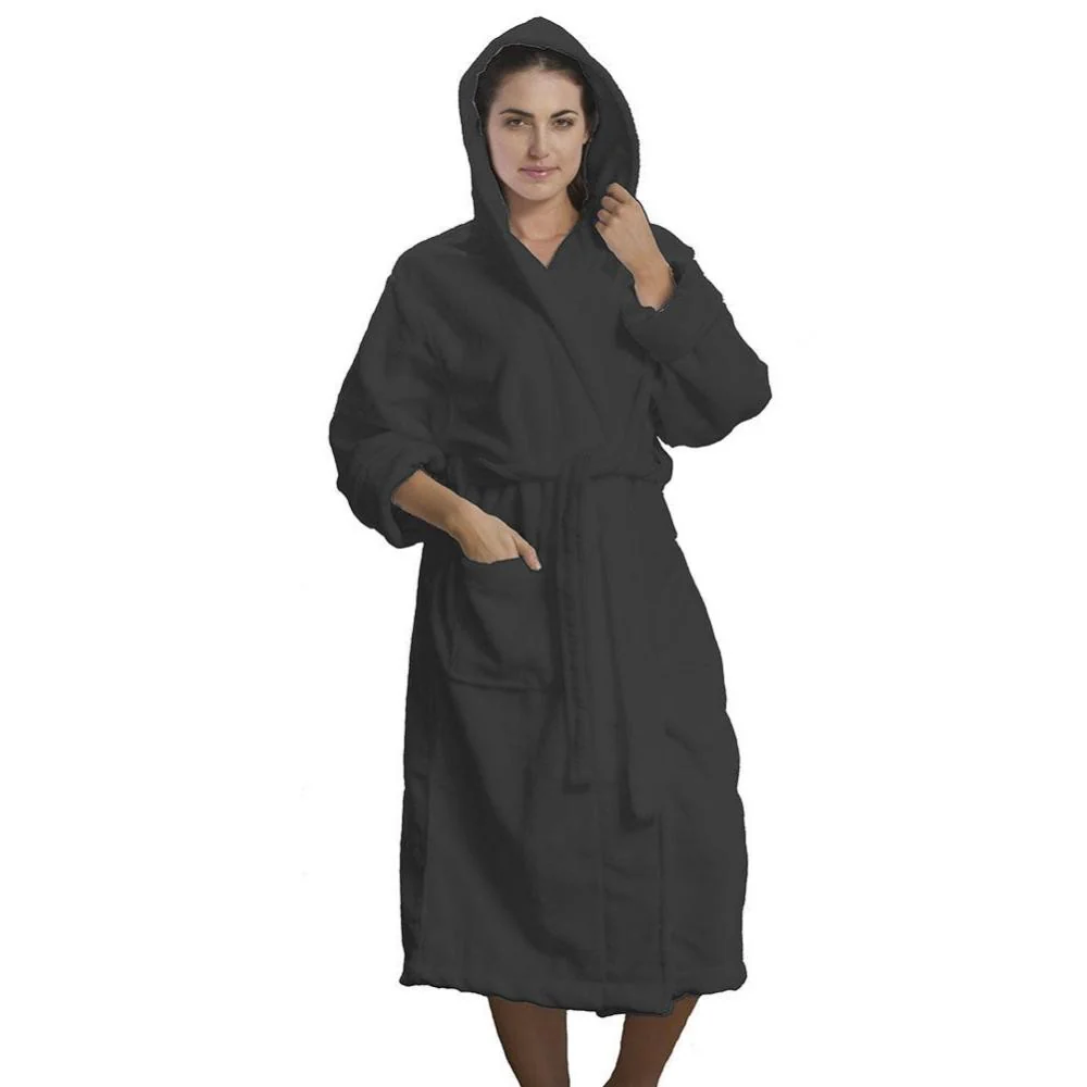 microfiber robe with hood