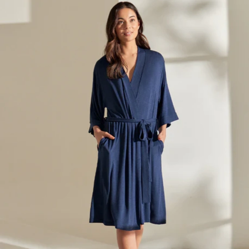 modal knit robe