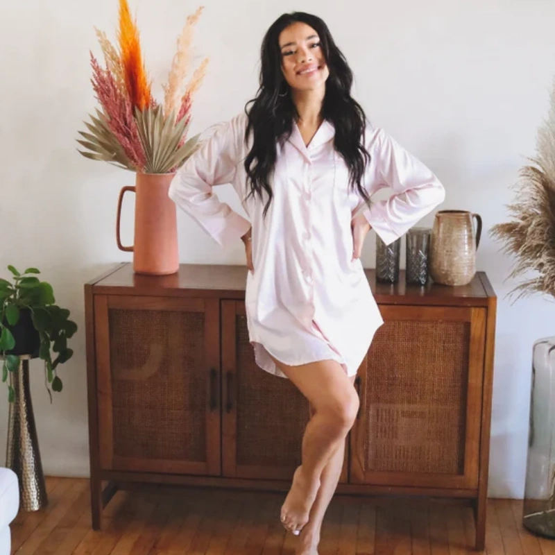 oversized boyfriend sleep shirt