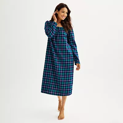 petite flannel nightgowns