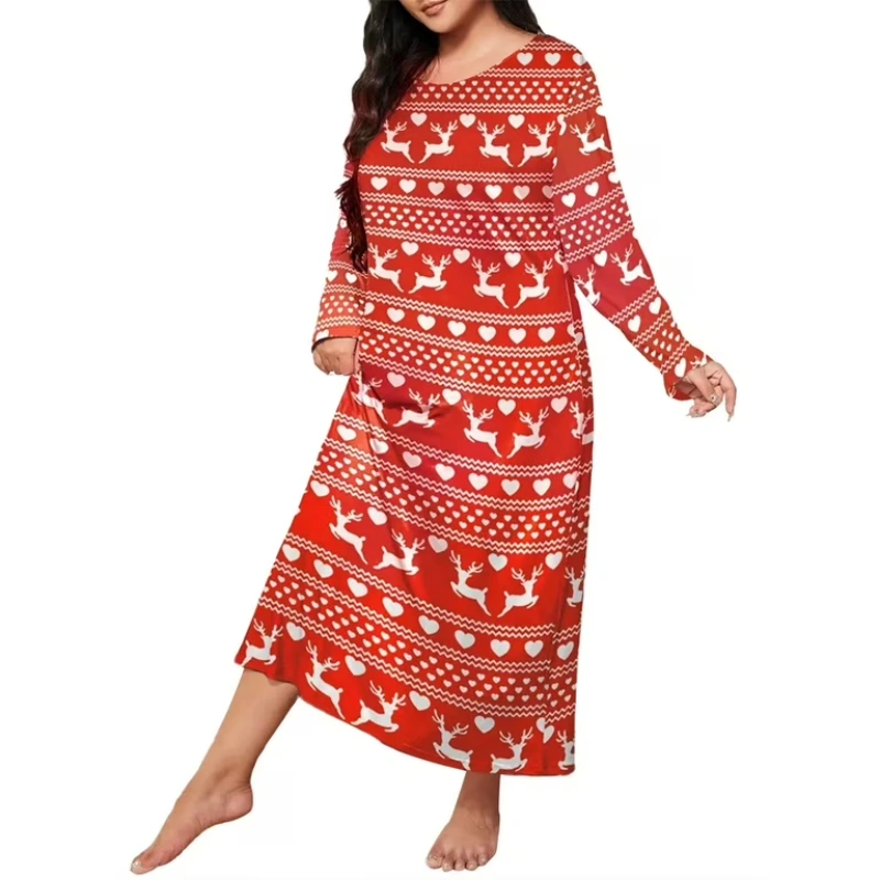 plus size christmas nightgown