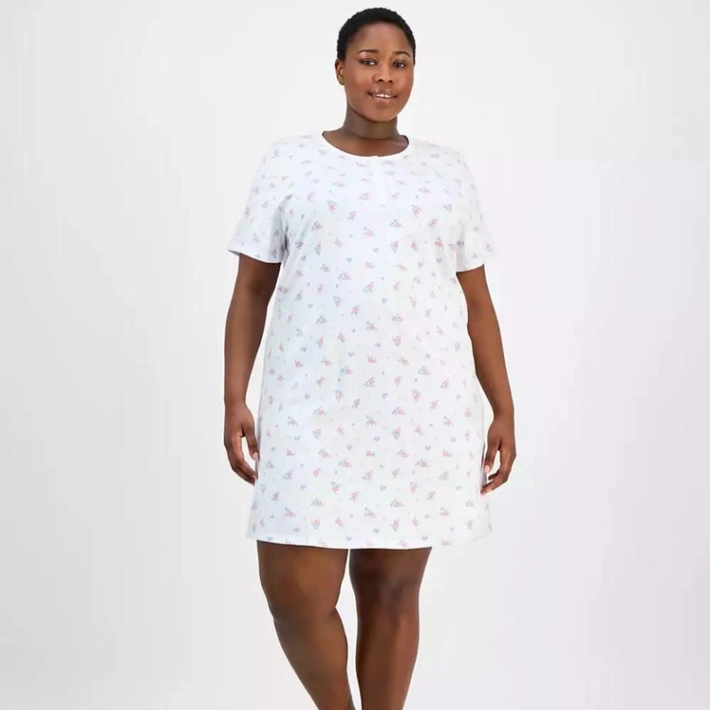 plus size cotton sleep shirts