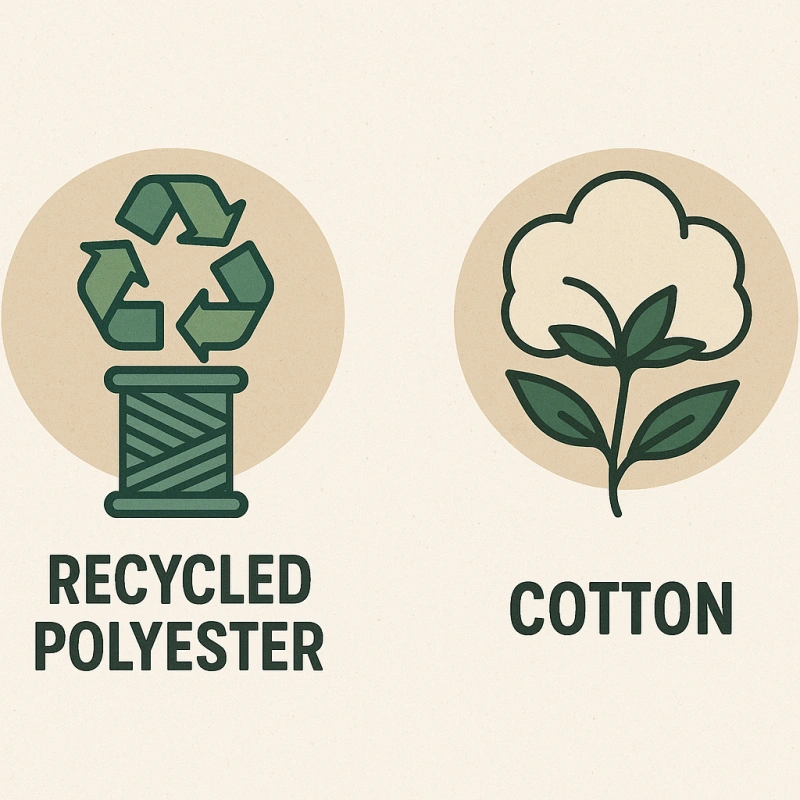 recycled polyester vs cotton