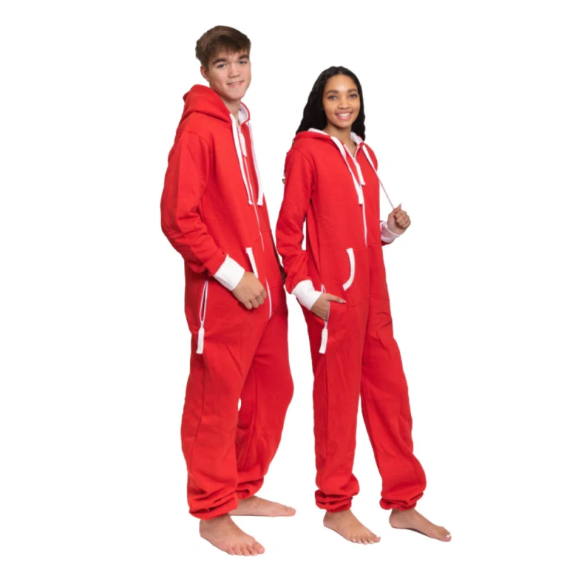 red jumpsuit pajamas