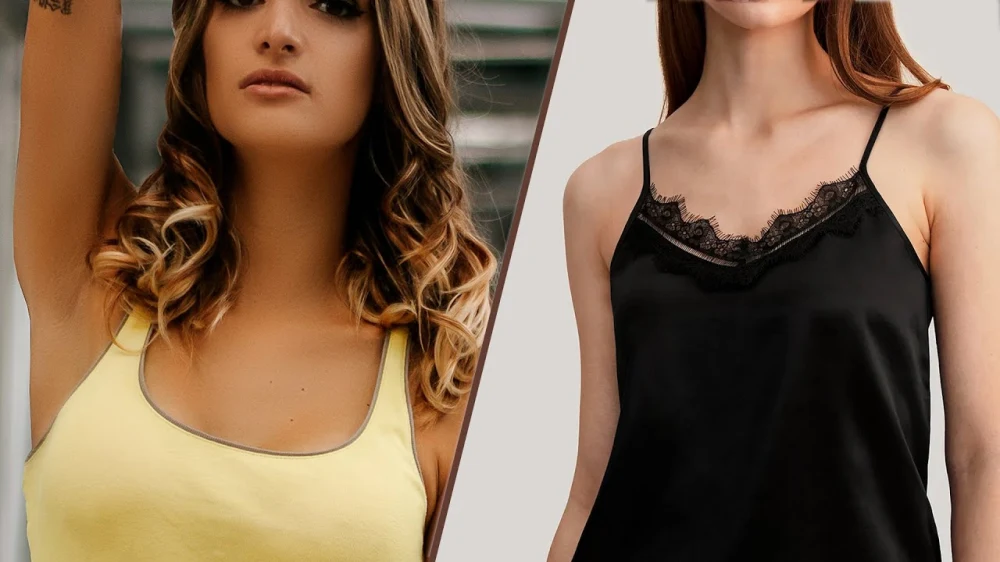 tank top vs camisole